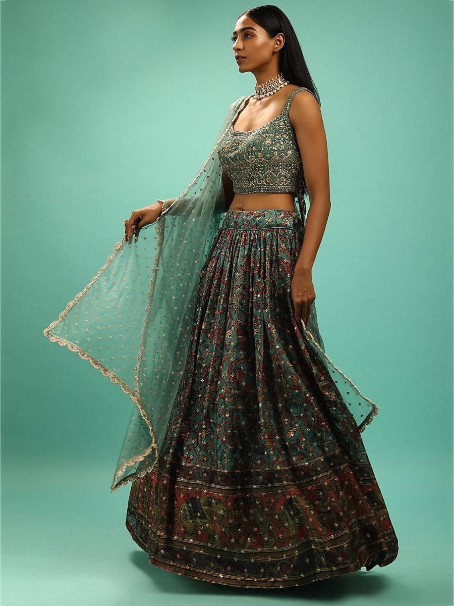 Digital Print Designer Lehenga