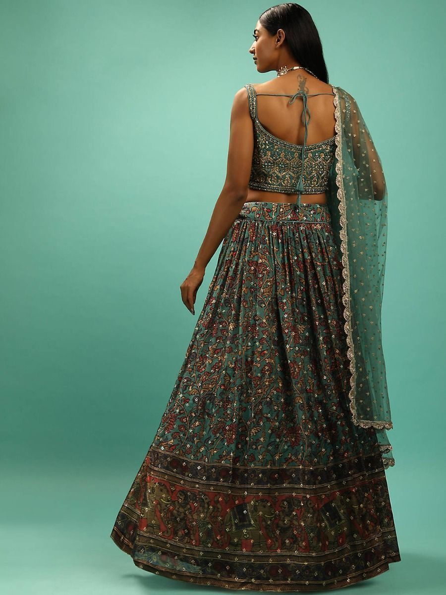 Digital Print Designer Lehenga