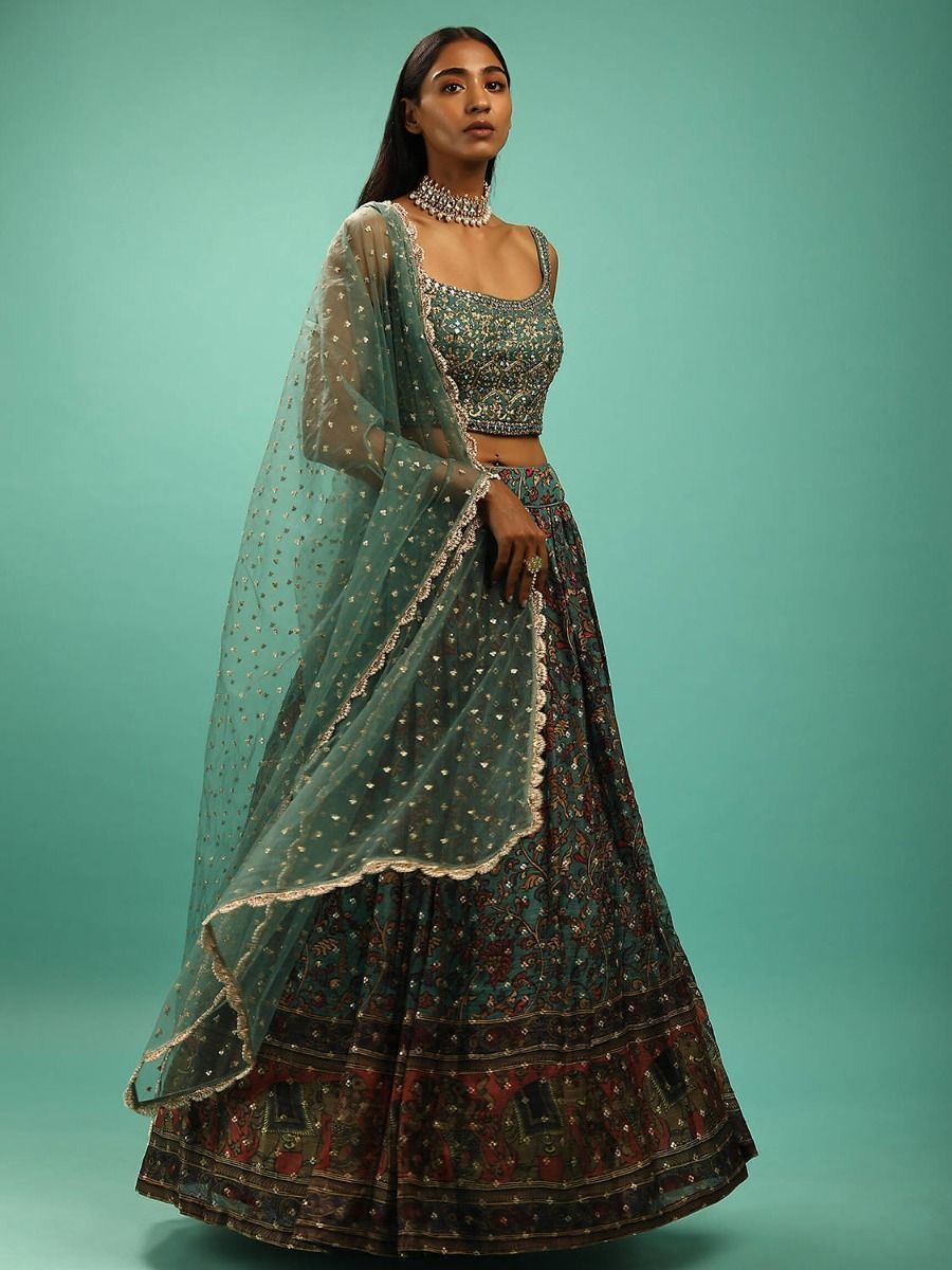 Digital Print Designer Lehenga