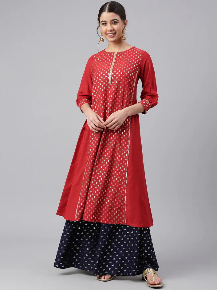 Red Kurta