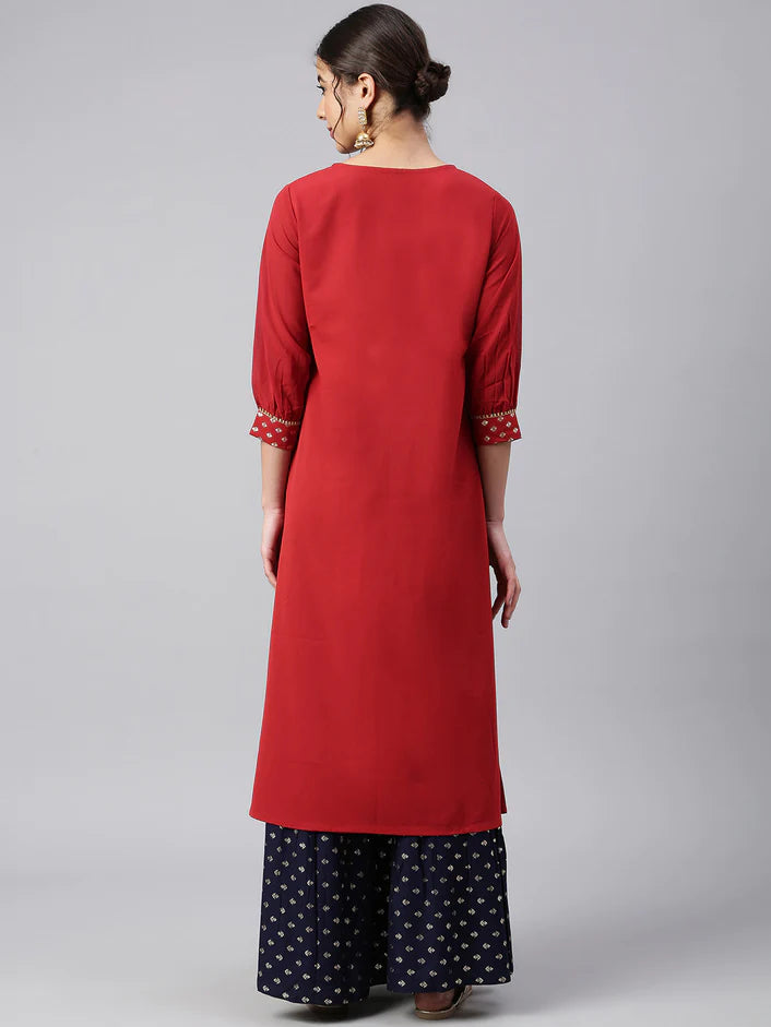 Red Kurta