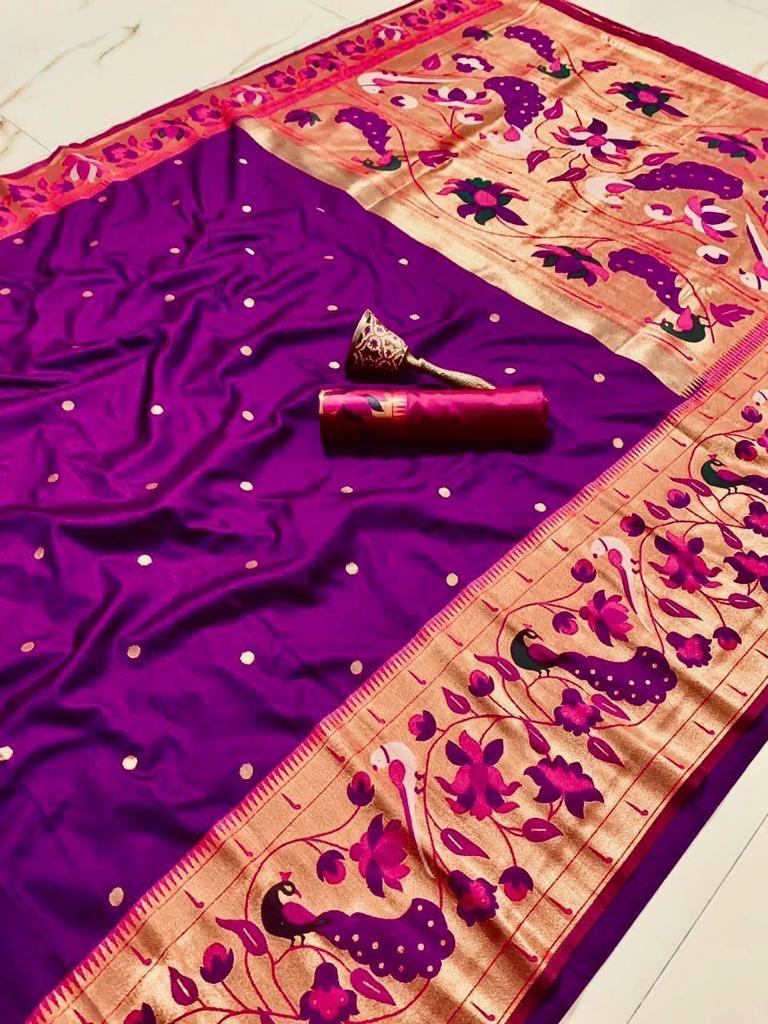 Traditional Paithani Silk Saree