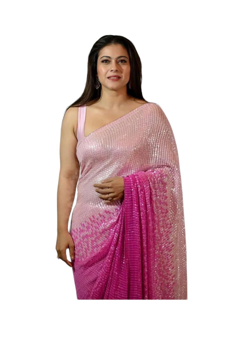 Sequin Saree with Stitched blouse