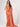 Georgette Orange Saree with Swarovski Border