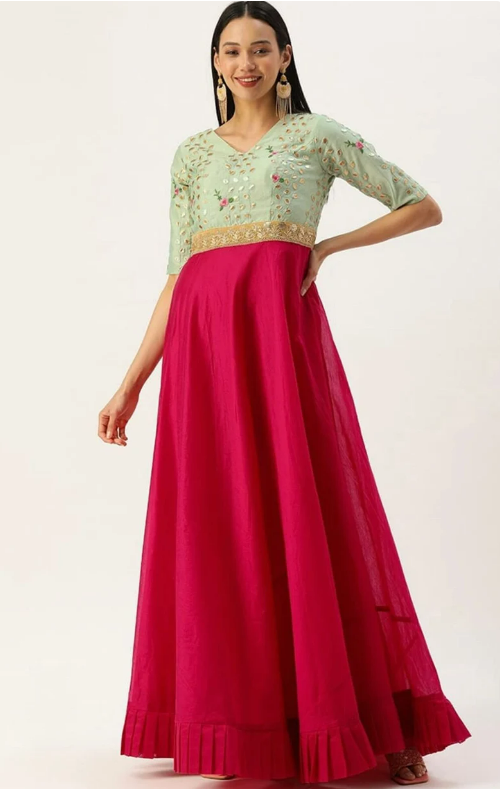 Indo western Long gown