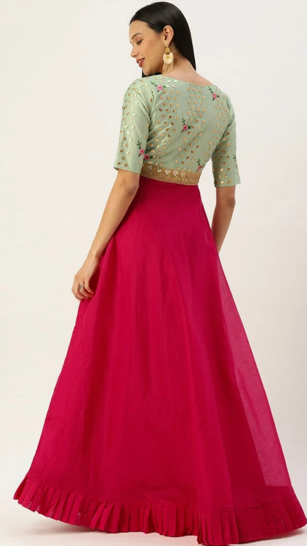 Indo western Long gown