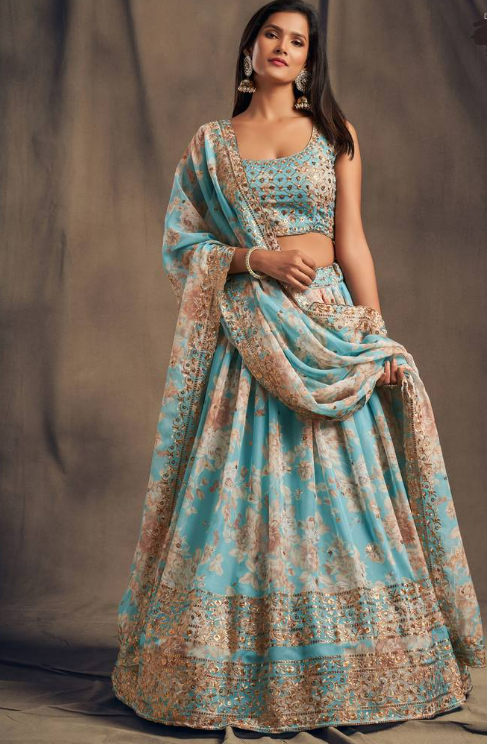 Floral Wedding Lehenga