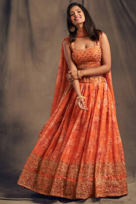 FLORAL WEDDING LEHENGA