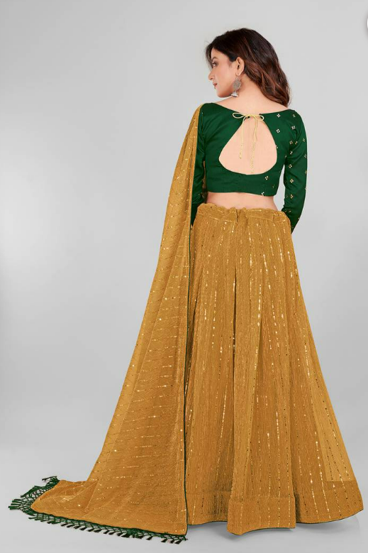 Silk Blend Fancy Lehenga